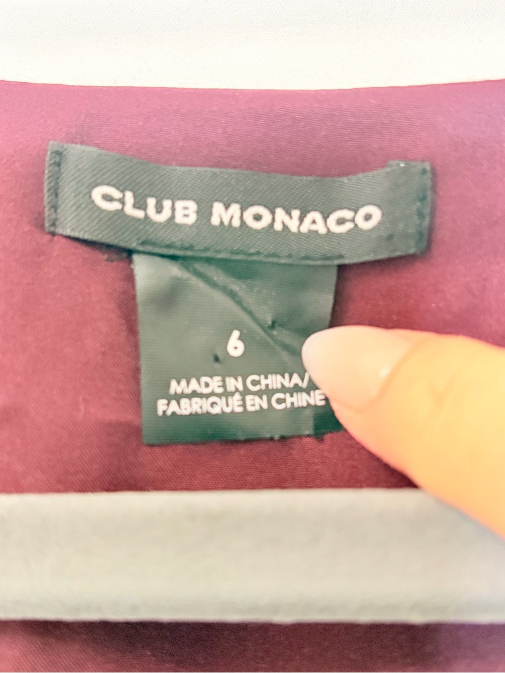 Club Monaco Tay Velvet Wrap Midi Dress Burgundy Silk Blend Meghan Markle 6 - Picture 6 of 14